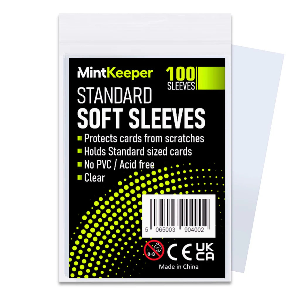 MintKeeper: Standard Soft Card Sleeves (100 Pack)