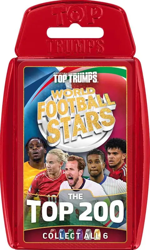 WORLD FOOTBALL STARS TOP 200 TOP TRUMPS - PACK 1