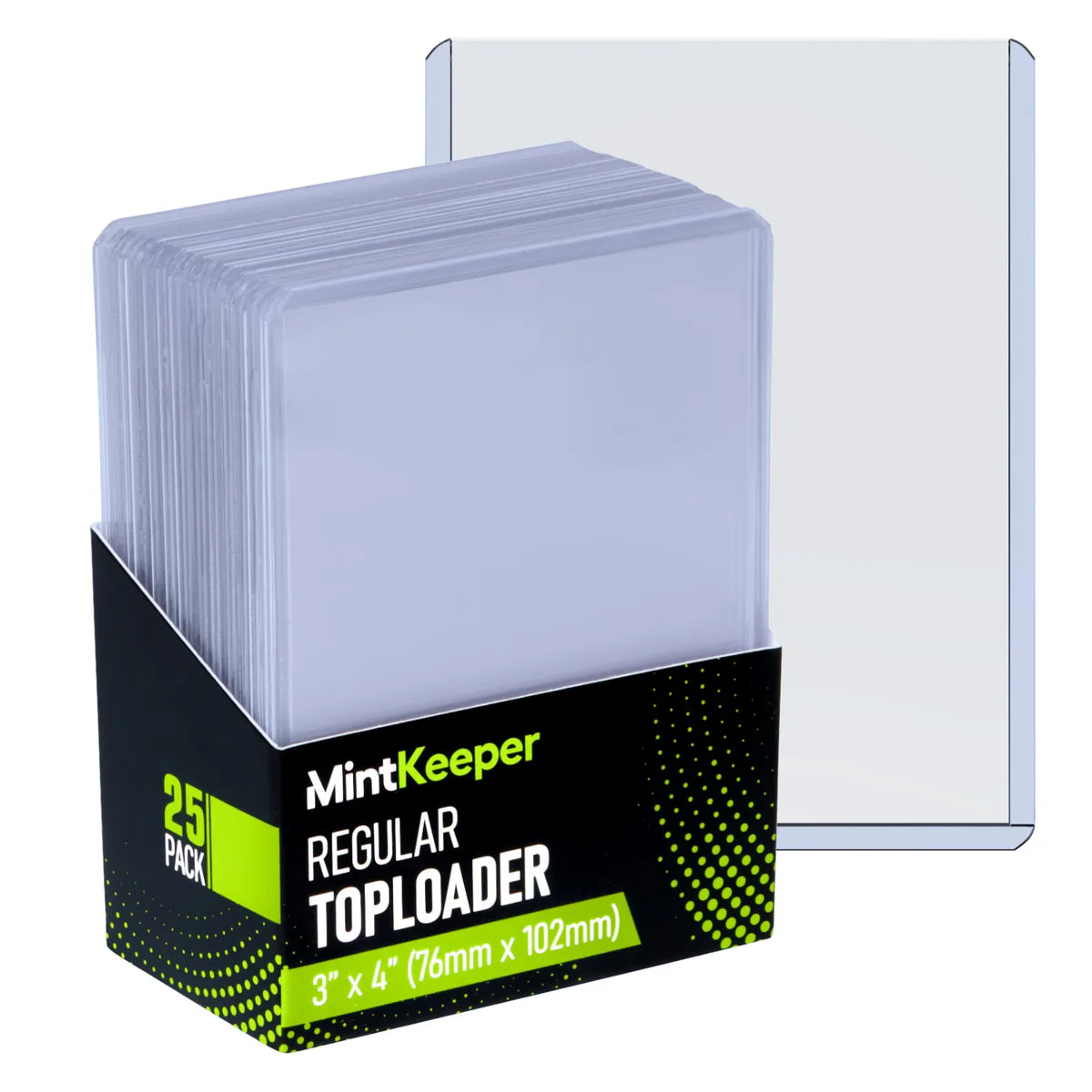 MintKeeper: Card Toploaders - Regular 35pt 3"x4" (25 Pack)