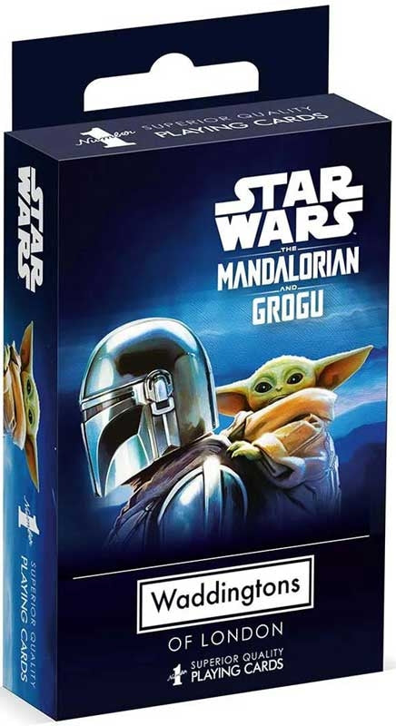 WADDINGTONS MANDALORIAN & GROGU PLAYING CARDS